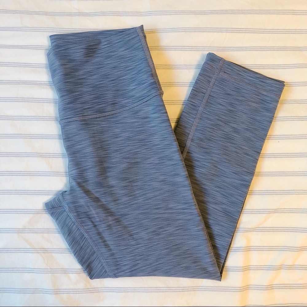 lululemon athletica Heathered Blue High-Rise Leggings